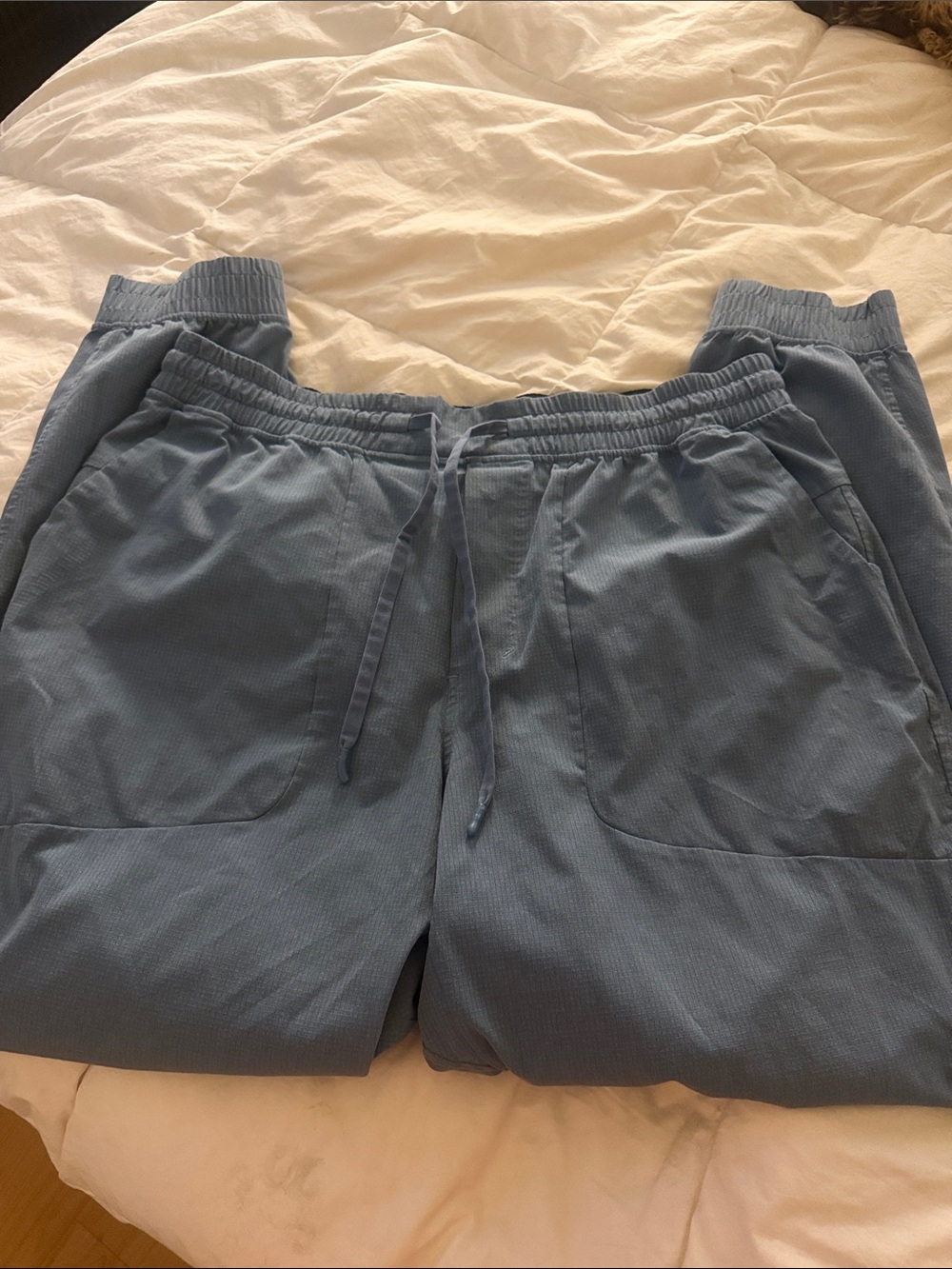Men's Light Blue Lululemon Drawstring Pants